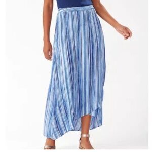 Divine Lines Maxi Skirt Blue & White by Tommy Bahama 14